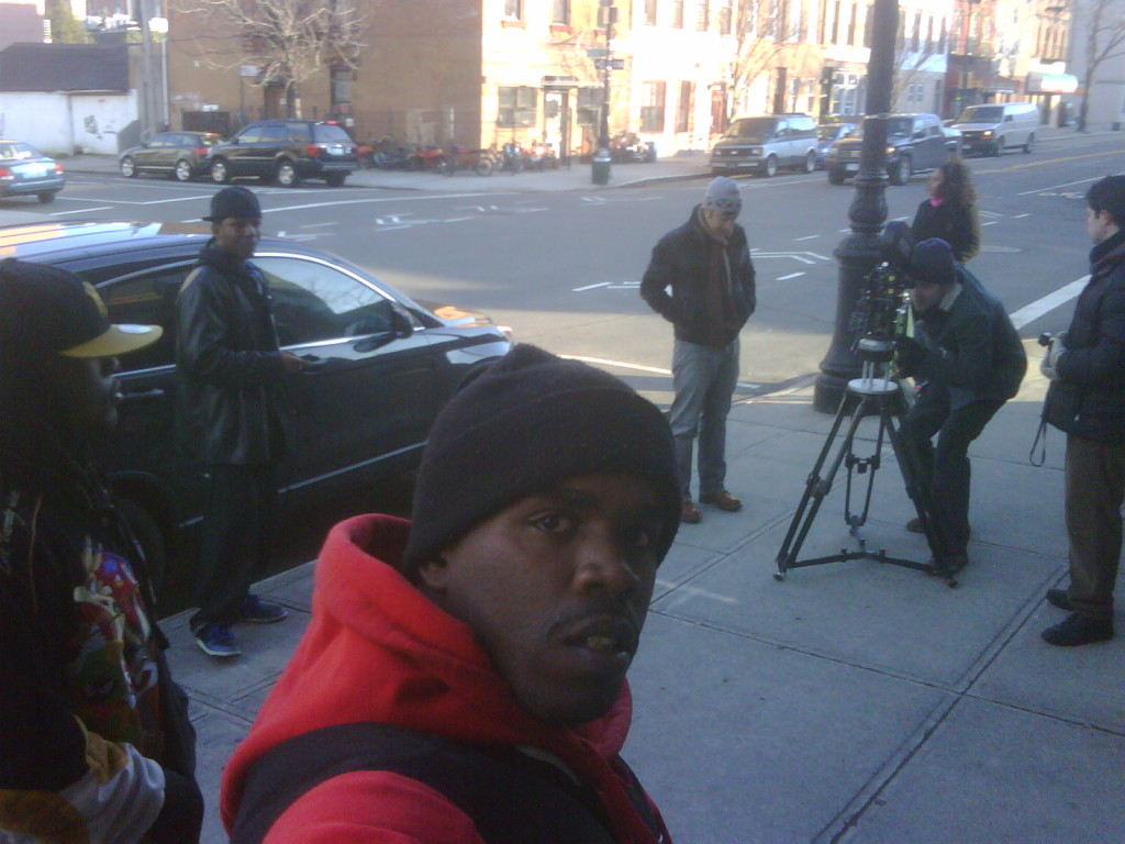 On set of my 1st film "A LONG ROAD"